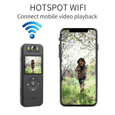 Ultra HD 4K Mini Camera WiFi Portable Small Digital Video Recorder Police BodyCam Infrared Night Vision Miniature Camcorder - Image 3