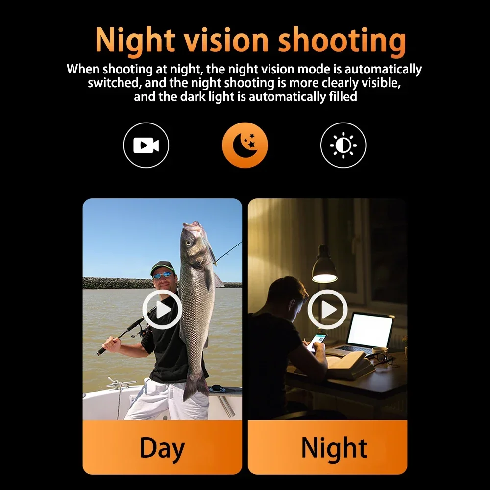 WIFI Mini Camera 4K HD Image Quality Chest Body Mounted Video Recorder Police IR Night Vision Anti-shake Sport Micro Camcorder