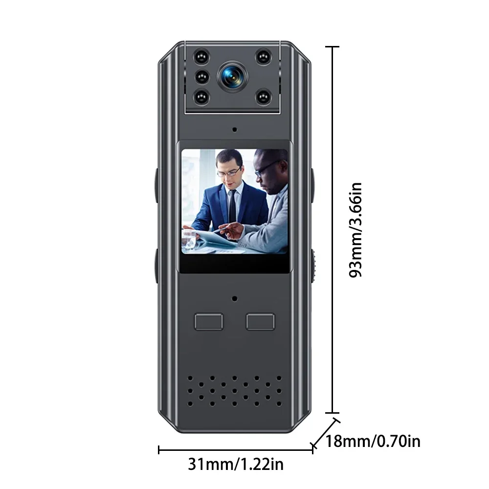 WIFI Mini Camera 4K HD Image Quality Chest Body Mounted Video Recorder Police IR Night Vision Anti-shake Sport Micro Camcorder