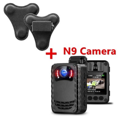 BOBLOV N9 Body camera IR Night Vision Body Mounted Camera DVR Video Recording Mini camera Bodycam Audio Camcorders Magnet Mount