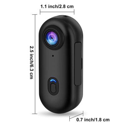 4K Camera Little Body Cam Recorder Motorcycle Action Shots Wireless Wi-Fi Video Portable Miniature Device Vlogging HD Recording - Image 3