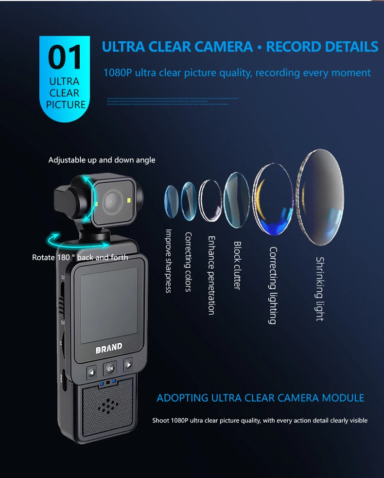 WiFi Mini Camera Portable Digital Video Recorder HD 1080P Police BodyCam Infrared Night Vision Sports DV Riding Camcorder 카메라 WiFi Mini Camera Portable Digital Video Recorder HD 1080P Police BodyCam Infrared Night Vision Sports DV Riding Camcorder 카메라