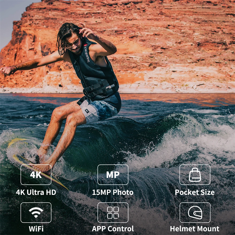 SJCAM C100 Plus Action Camera 4K 30M Waterproof 2.4G WiFi Action Sport action cam EIS bicycle helmet motorcycles SJCAM C100 Plus Action Camera 4K 30M Waterproof 2.4G WiFi Action Sport action cam EIS bicycle helmet motorcycles