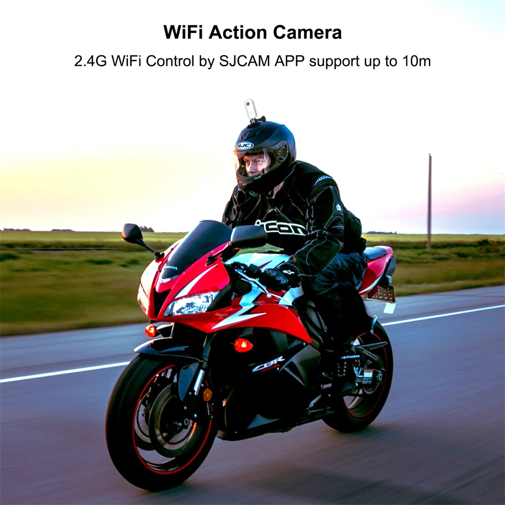SJCAM C100 Plus Action Camera 4K 30M Waterproof 2.4G WiFi Action Sport action cam EIS bicycle helmet motorcycles SJCAM C100 Plus Action Camera 4K 30M Waterproof 2.4G WiFi Action Sport action cam EIS bicycle helmet motorcycles