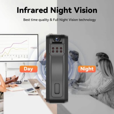 Null HD1080P Mini Camera Portable Small Digital Video Recorder Police BodyCam Infrared Night Vision Video Surveillance Camcorder - Image 5