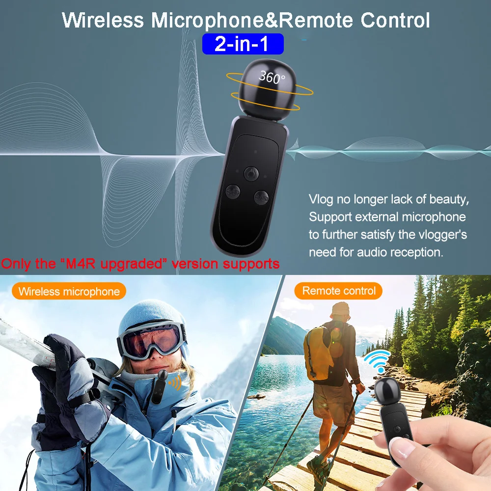 5K 4K60FPS Action Camera Dual IPS Touch LCD DVR EIS 170° 30M Waterproof 5X Zoom Sport Camera With Wireless Mic&Remote Control 5K 4K60FPS Action Camera Dual IPS Touch LCD DVR EIS 170° 30M Waterproof 5X Zoom Sport Camera With Wireless Mic&Remote Control