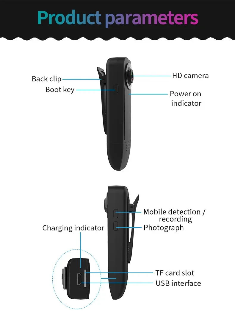 Pen Small HD 1080P Mini Camera Clip Digtal Bodycam Video Recorder Night Vision Motion Detect PC Webcam Camcorder Micro Body Cam
