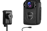 BOBLOV KJ21 Pro Body Cam 2.4G Remote Control Touch Screen HD1296P KJ21 Updated Body Camera Mini Camera Extra Lens BodyCam