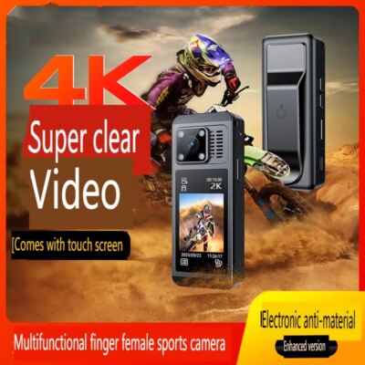 4K WiFi Action Camera，360 Degree Panoramic Thumb Sport Camera，Motorcycle Riding Stabilization Bodycam Wearable Video Camera - Image 3