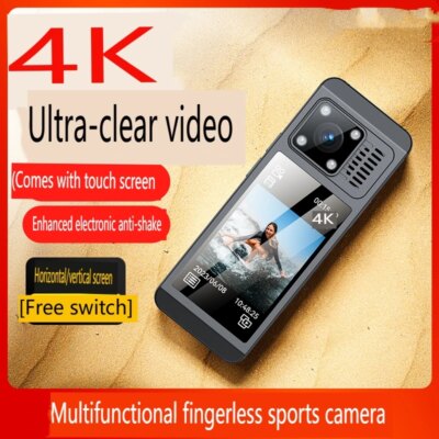 4K WiFi Action Camera，360 Degree Panoramic Thumb Sport Camera，Motorcycle Riding Stabilization Bodycam Wearable Video Camera - Image 2