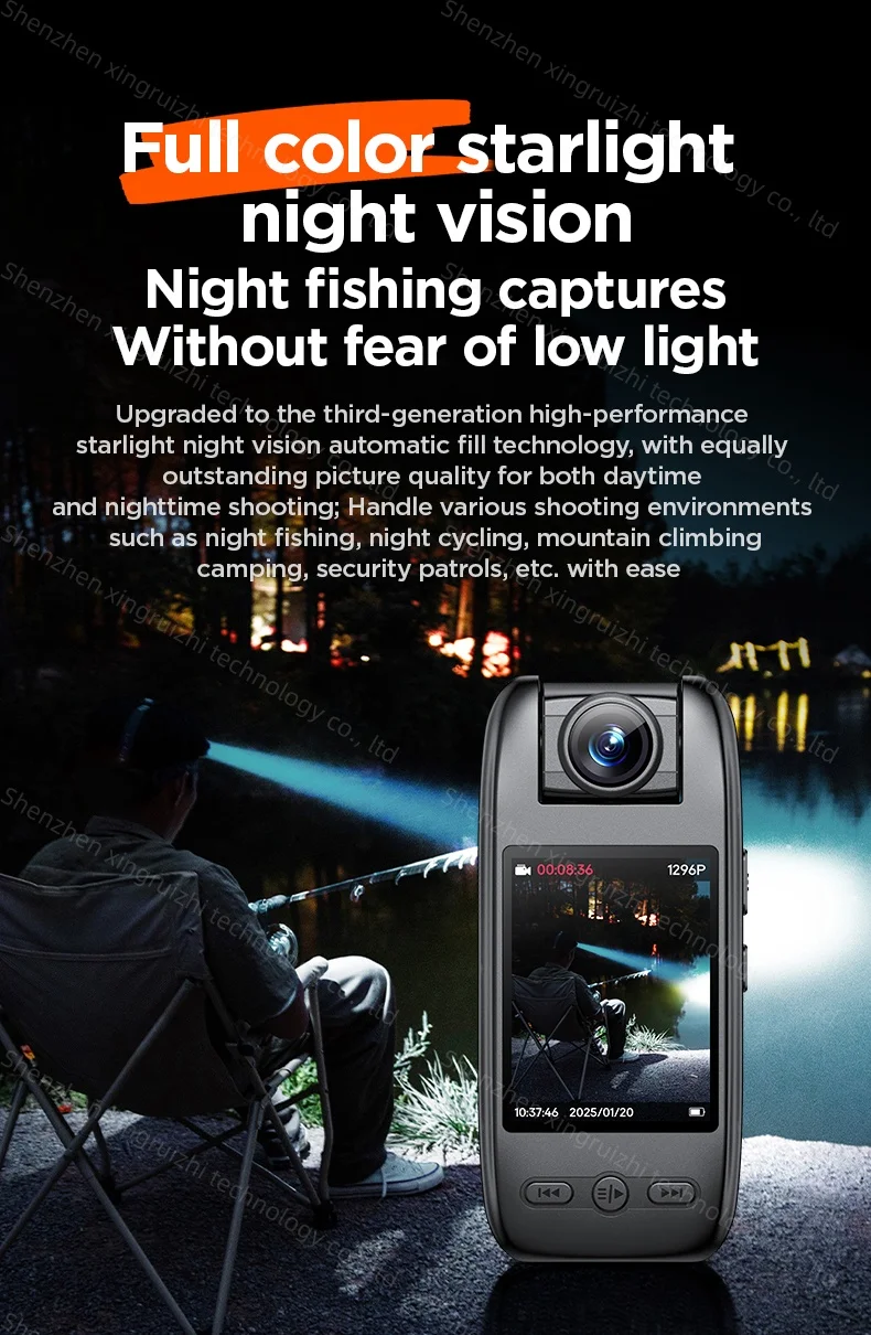 Ultra 1080P HD Mini Camera Portable Digital Video Recorder Police BodyCam Infrared Night Vision Small Sports DV Riding Camcorder