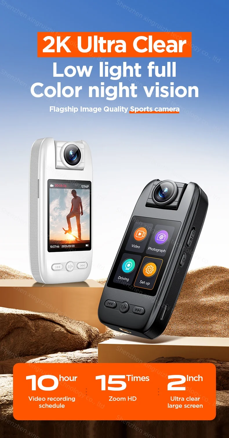 Ultra 1080P HD Mini Camera Portable Digital Video Recorder Police BodyCam Infrared Night Vision Small Sports DV Riding Camcorder