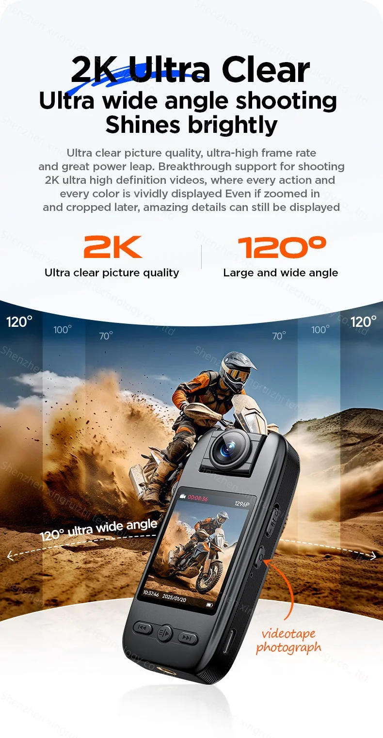 Ultra 1080P HD Mini Camera Portable Digital Video Recorder Police BodyCam Infrared Night Vision Small Sports DV Riding Camcorder