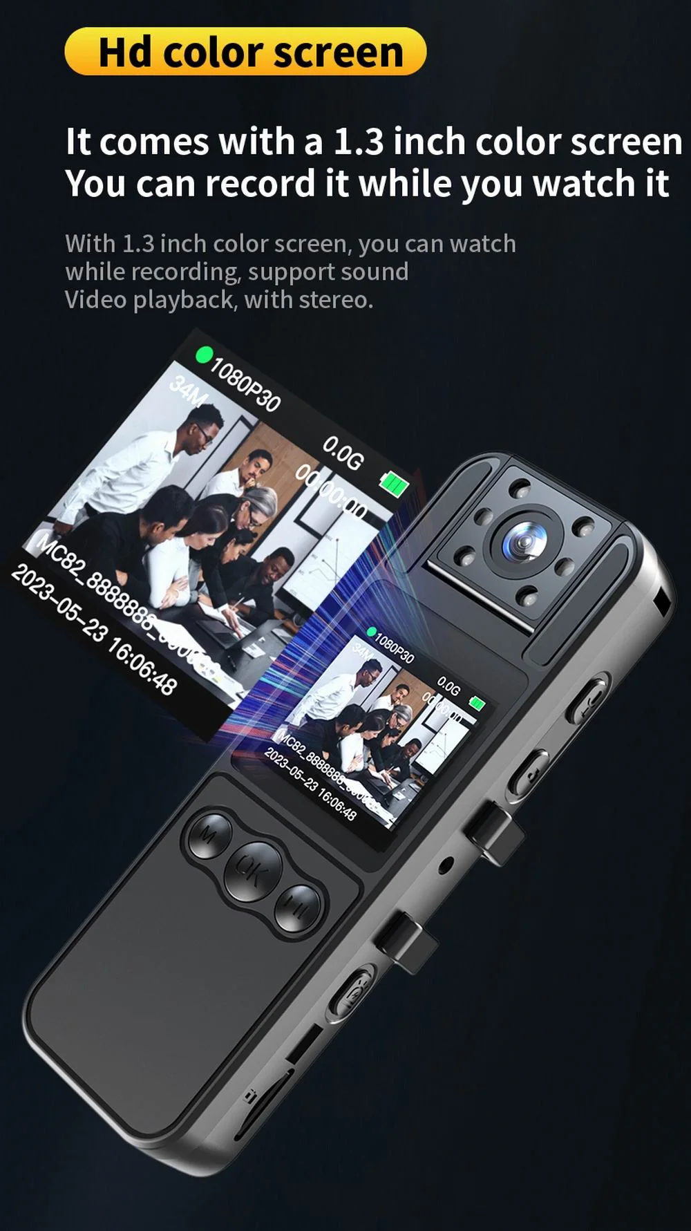 NEW 1080P HD Mini Camera Portable Digital Video Recorder BodyCam 180 Rotating Infrared Night Vision Police Cam Small Camcorder NEW 1080P HD Mini Camera Portable Digital Video Recorder BodyCam 180 Rotating Infrared Night Vision Police Cam Small Camcorder