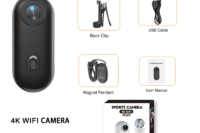 4K UHD Mini Vlog Camera Wireless WiFi Sports Action Camera Small Pocket Body Camcorder Photography Videography Portable Camera