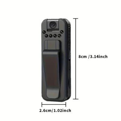 1080P Mini Camera and 32GB TFCard Portable Small Digital Video Recorder Police BodyCam Infrared Night Vision Miniature Camcorder - Image 5