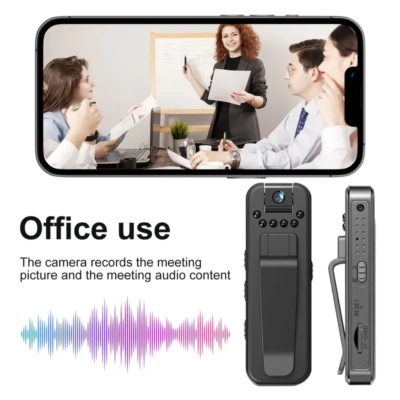 1080P Mini Camera and 32GB TFCard Portable Small Digital Video Recorder Police BodyCam Infrared Night Vision Miniature Camcorder 1080P Mini Camera and 32GB TFCard Portable Small Digital Video Recorder Police BodyCam Infrared Night Vision Miniature Camcorder