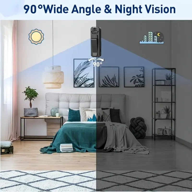 1080P Mini Camera and 32GB TFCard Portable Small Digital Video Recorder Police BodyCam Infrared Night Vision Miniature Camcorder 1080P Mini Camera and 32GB TFCard Portable Small Digital Video Recorder Police BodyCam Infrared Night Vision Miniature Camcorder