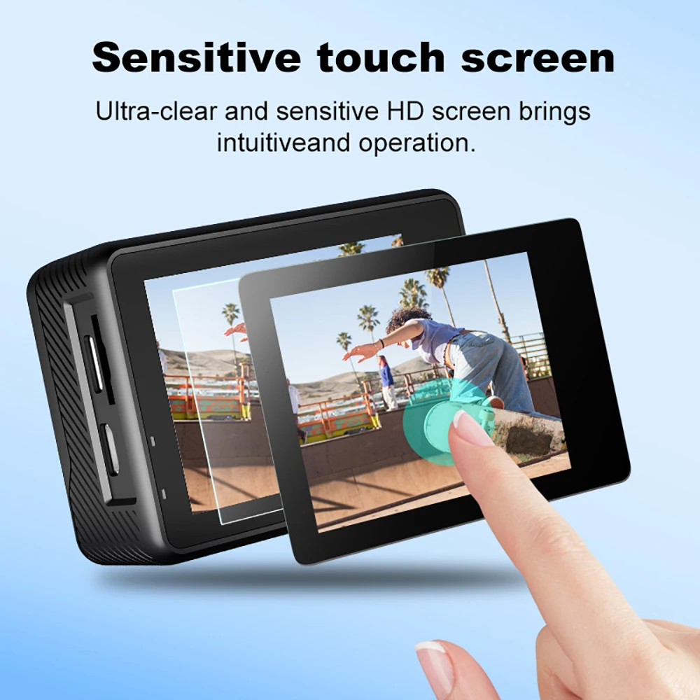 Action Camera G9SE 5K 4K60FPS 50MP 2.0 Touch LCD EIS Dual Screen Wi-Fi 170D Pre-Record DVR Waterproof 30M 5X Zoom Sports Camera Action Camera G9SE 5K 4K60FPS 50MP 2.0 Touch LCD EIS Dual Screen Wi-Fi 170D Pre-Record DVR Waterproof 30M 5X Zoom Sports Camera