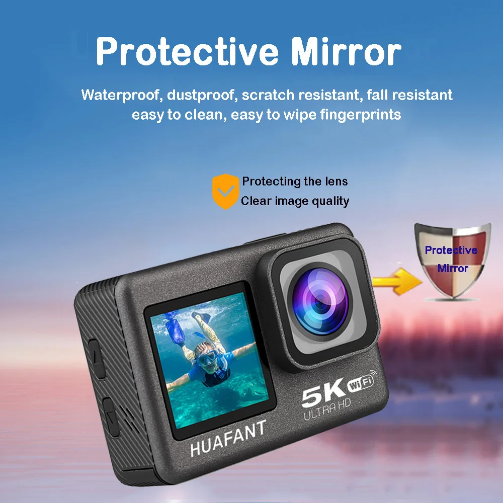 Action Camera G9SE 5K 4K60FPS 50MP 2.0 Touch LCD EIS Dual Screen Wi-Fi 170D Pre-Record DVR Waterproof 30M 5X Zoom Sports Camera Action Camera G9SE 5K 4K60FPS 50MP 2.0 Touch LCD EIS Dual Screen Wi-Fi 170D Pre-Record DVR Waterproof 30M 5X Zoom Sports Camera