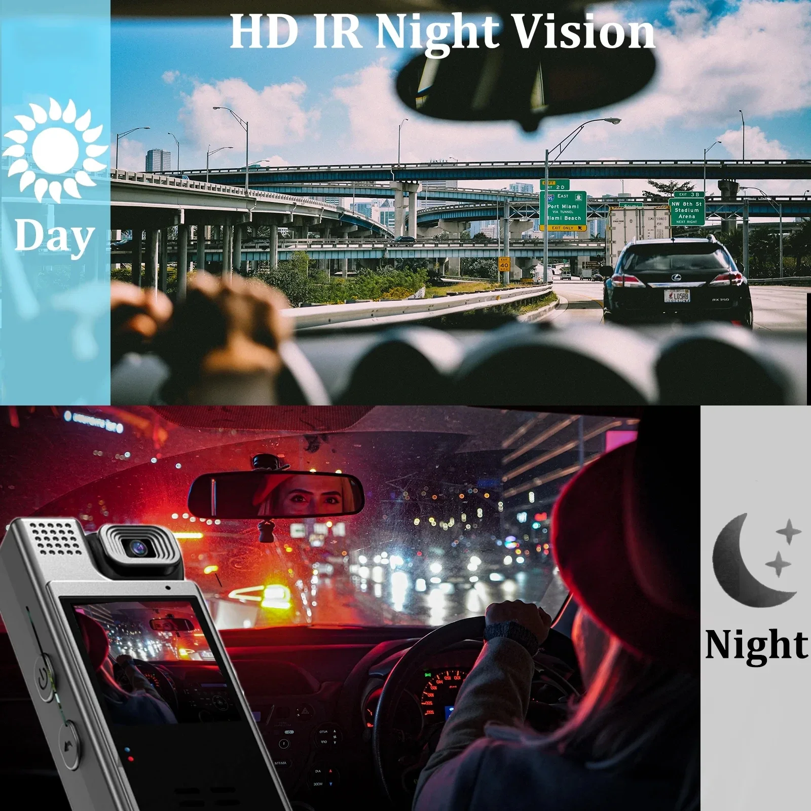 HD Mini Camera L9 1.3inch Screen 1080P Sports  Portable Digital Video Recorder BodyCam Infrared Night Vision Police Camcorder