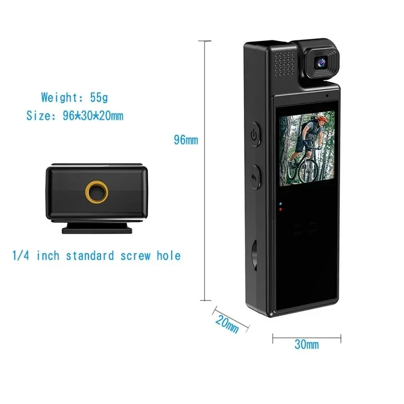 HD Mini Camera L9 1.3inch Screen 1080P Sports  Portable Digital Video Recorder BodyCam Infrared Night Vision Police Camcorder