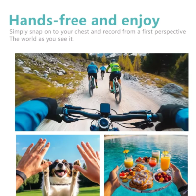 Small Action Camera Sports Cam Bodycam Rotating Lens Go WiFi Digital Pro Video Runcam Instant for Hero 10 11 12 13 Photography - Image 3