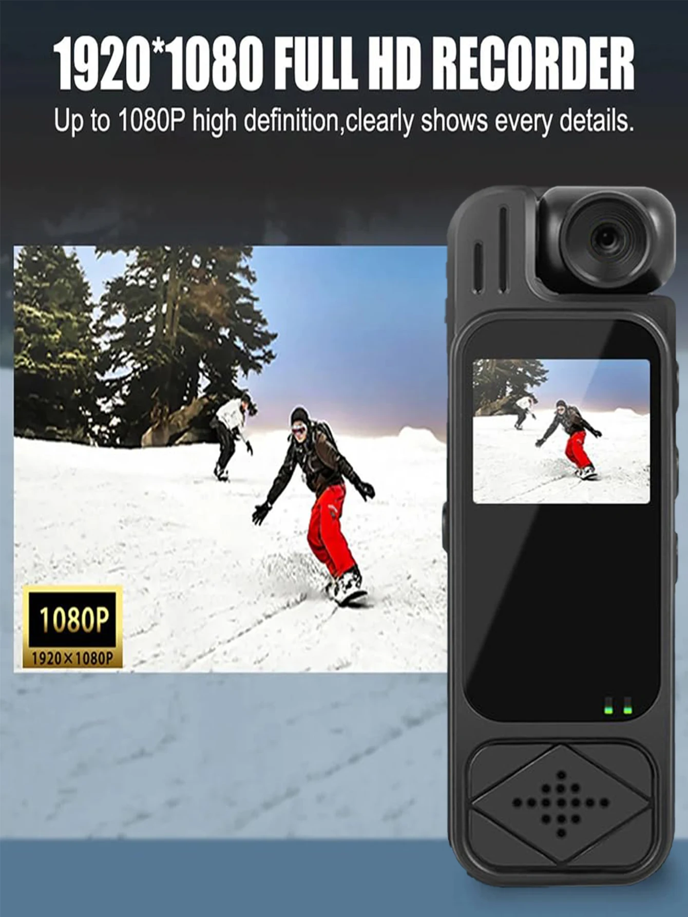 2K Sports HD Mini Camera Outdoor Portable Digital Video Recorder BodyCam Night Vision Police Camcorder 180° Rotating Bike Camera 2K Sports HD Mini Camera Outdoor Portable Digital Video Recorder BodyCam Night Vision Police Camcorder 180° Rotating Bike Camera