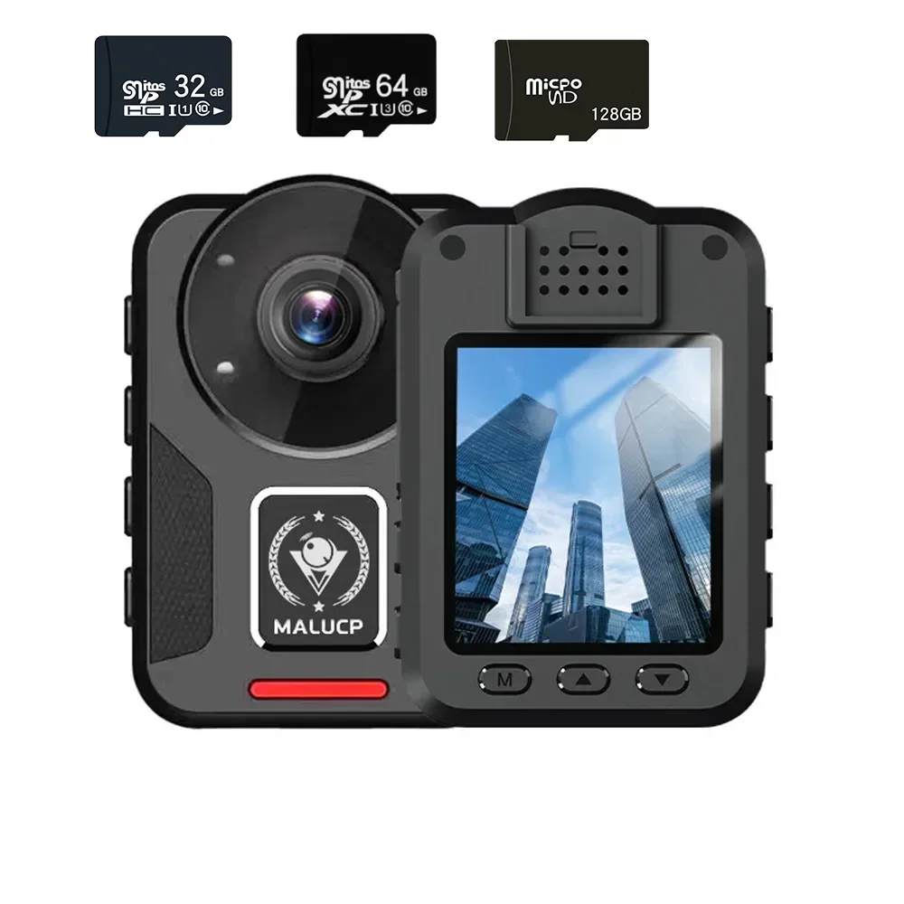 1296p HD Mini Body Camera B20 Police Recorder Bodycam Chest Camera Camcorder Night Vision Loop Record Dash Sports Camera
