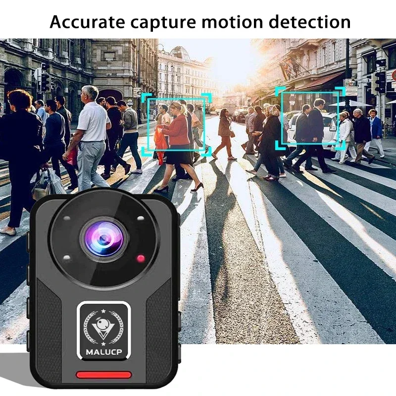1296p HD Mini Body Camera B20 Police Recorder Bodycam Chest Camera Camcorder Night Vision Loop Record Dash Sports Camera
