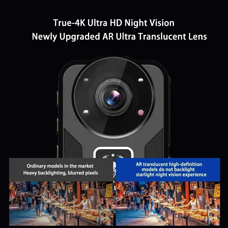 1296p HD Mini Body Camera B20 Police Recorder Bodycam Chest Camera Camcorder Night Vision Loop Record Dash Sports Camera