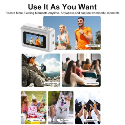 1080P HD Mini Camera Pocket Digital Camera with Screen Bodycam Indoor Outdoor Sports DV Video Recorder Compact - Image 3