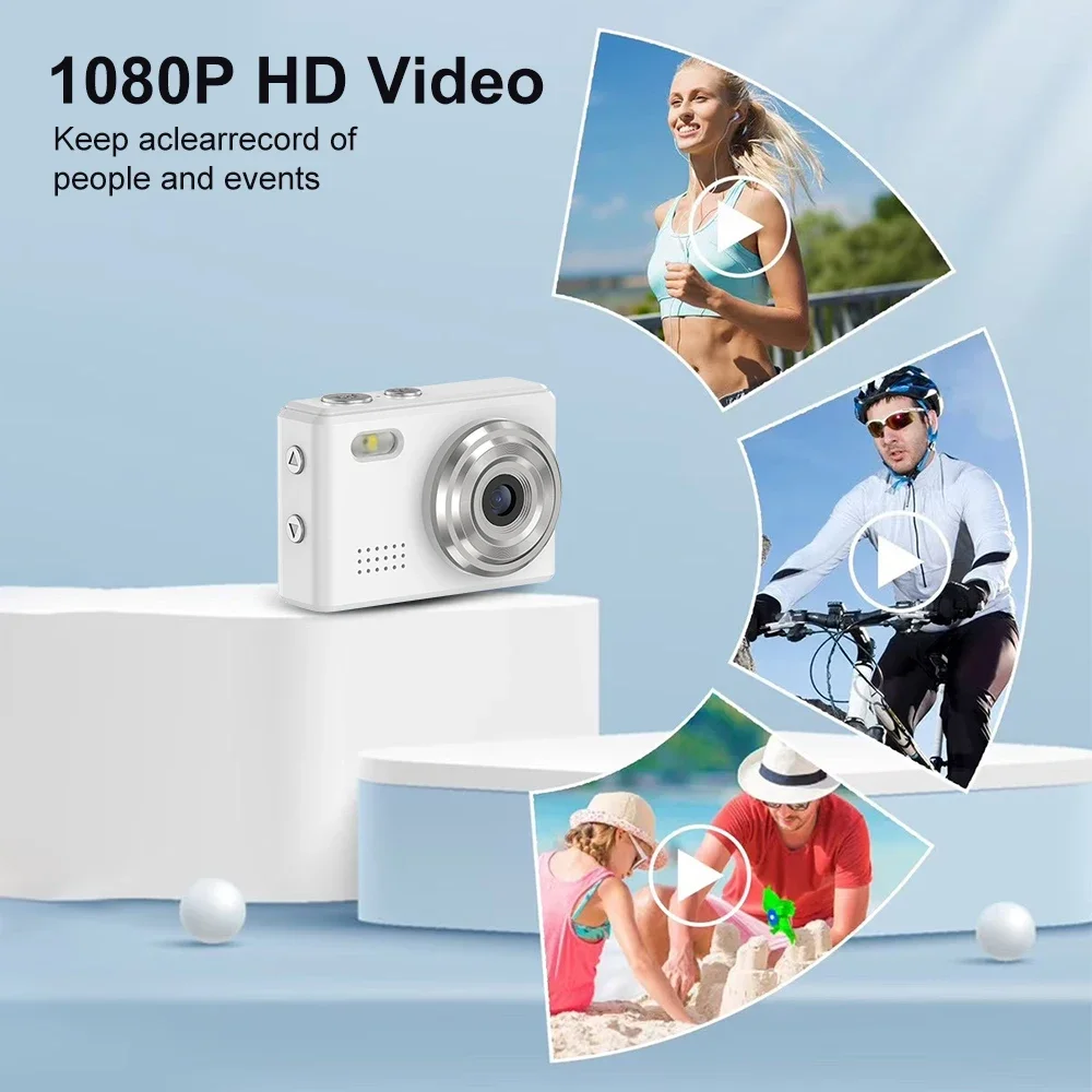 1080P HD Mini Camera Pocket Digital Camera with Screen Bodycam Indoor Outdoor Sports DV Video Recorder Compact