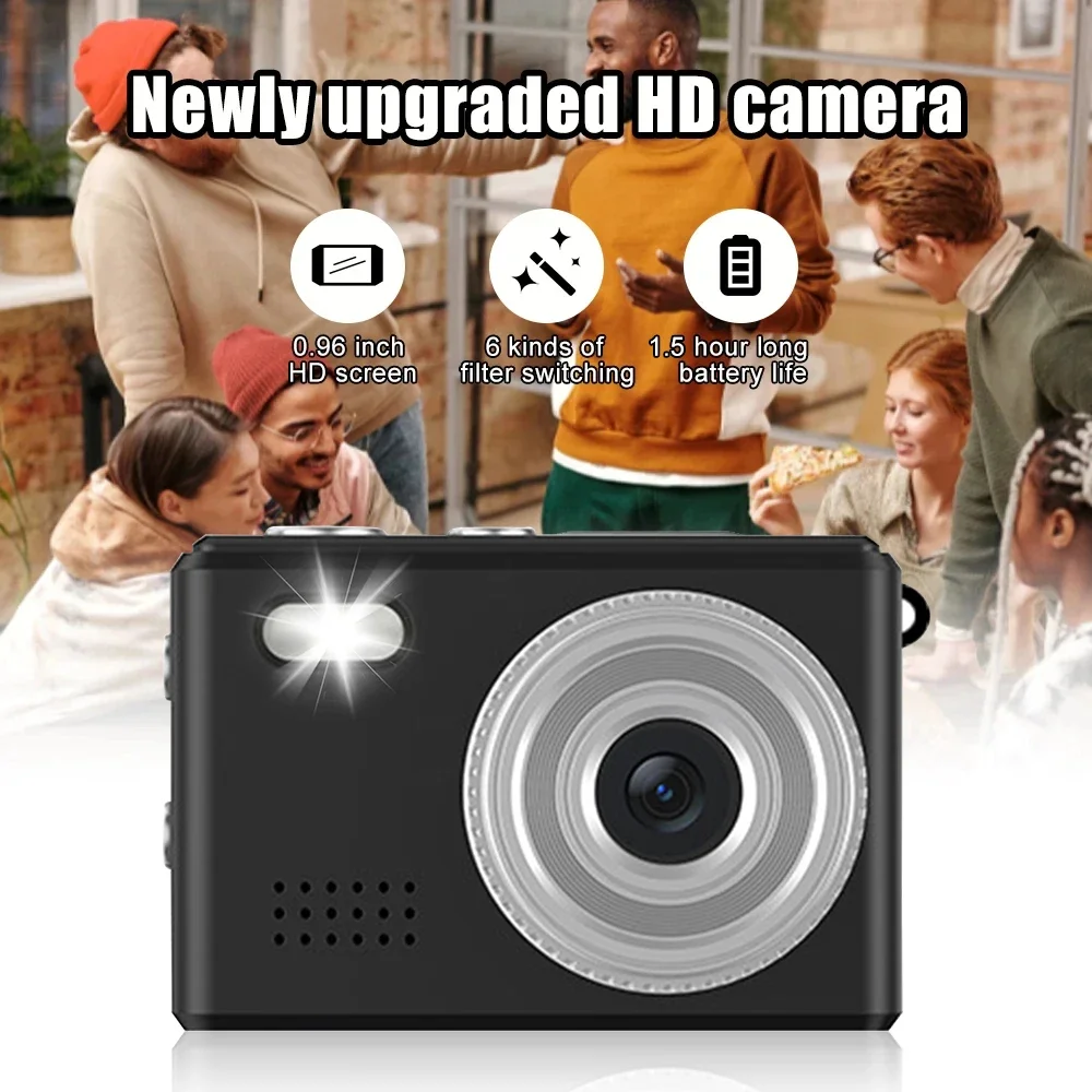 1080P HD Mini Camera Pocket Digital Camera with Screen Bodycam Indoor Outdoor Sports DV Video Recorder Compact
