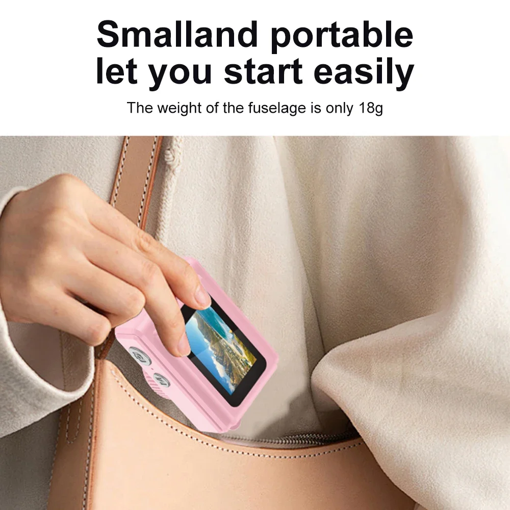 1080P HD Mini Camera Pocket Digital Camera with Screen Bodycam Indoor Outdoor Sports DV Video Recorder Compact