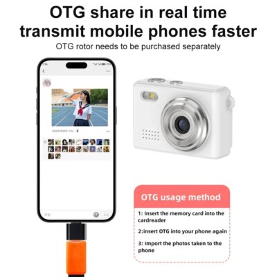 1080P HD Mini Camera Pocket Digital Camera with Screen Bodycam Indoor Outdoor Sports DV Video Recorder Compact - Image 4