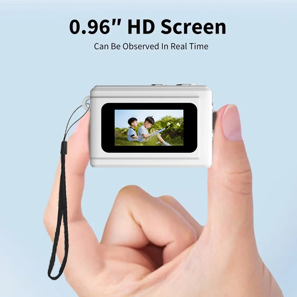 1080P HD Mini Camera Pocket Digital Camera with Screen Bodycam Indoor Outdoor Sports DV Video Recorder Compact