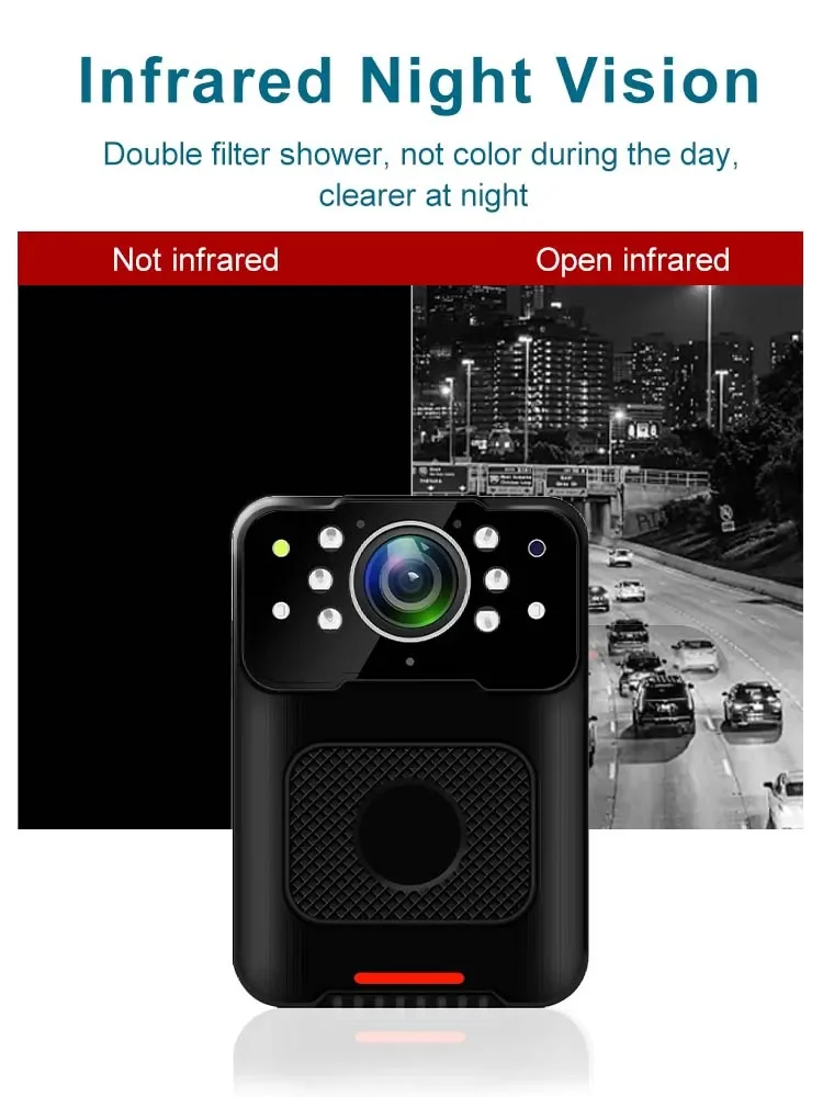 Waterproof Small Body Camera 1080P File Encryption Infrared Night Vision Cam Mini Bodycam Sport DV Law Enforcement DVR Waterproof Small Body Camera 1080P File Encryption Infrared Night Vision Cam Mini Bodycam Sport DV Law Enforcement DVR