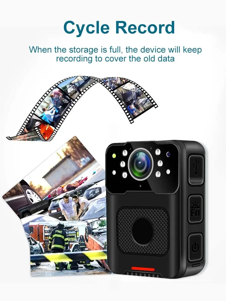 Waterproof Small Body Camera 1080P File Encryption Infrared Night Vision Cam Mini Bodycam Sport DV Law Enforcement DVR Waterproof Small Body Camera 1080P File Encryption Infrared Night Vision Cam Mini Bodycam Sport DV Law Enforcement DVR