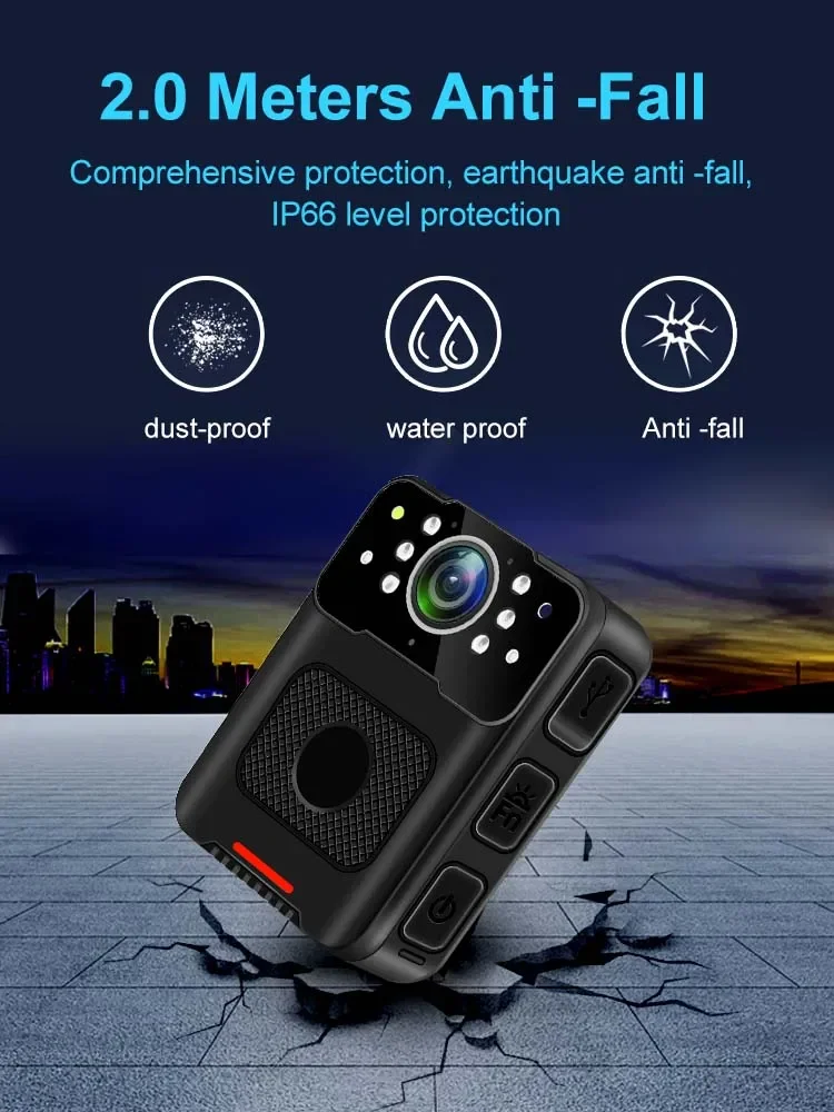 Waterproof Small Body Camera 1080P File Encryption Infrared Night Vision Cam Mini Bodycam Sport DV Law Enforcement DVR Waterproof Small Body Camera 1080P File Encryption Infrared Night Vision Cam Mini Bodycam Sport DV Law Enforcement DVR
