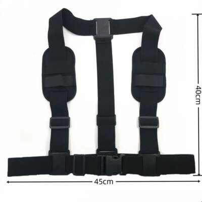 Body Camera Chest Vest Durable Shoulder Single Vest for All Body Camcorder Velcro Wearing Bodycam Belt Cam Shoulder Strap - Image 5