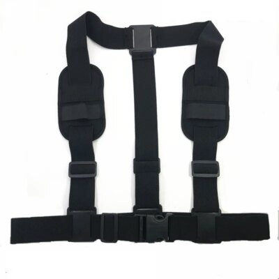Body Camera Chest Vest Durable Shoulder Single Vest for All Body Camcorder Velcro Wearing Bodycam Belt Cam Shoulder Strap