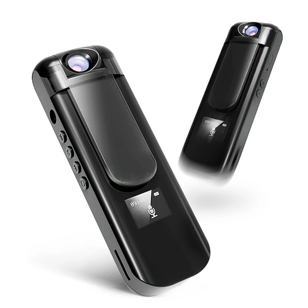 Mini Body Camera 1080P HD Video Camcorder 180° Rotating Night Vision Digital Pen Voice Recorder MP3 Player Bodycam Mini Body Camera 1080P HD Video Camcorder 180° Rotating Night Vision Digital Pen Voice Recorder MP3 Player Bodycam