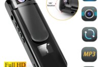 Mini Body Camera 1080P HD Video Camcorder 180° Rotating Night Vision Digital Pen Voice Recorder MP3 Player Bodycam