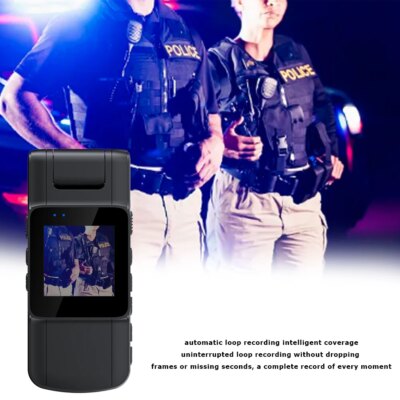 GS06 Mini Body Camera 1080P HD WiFi Sports Camera 180° Rotating Night Vision Digital Video Recorder 1000mAh Bodycam Police Cam - Image 5