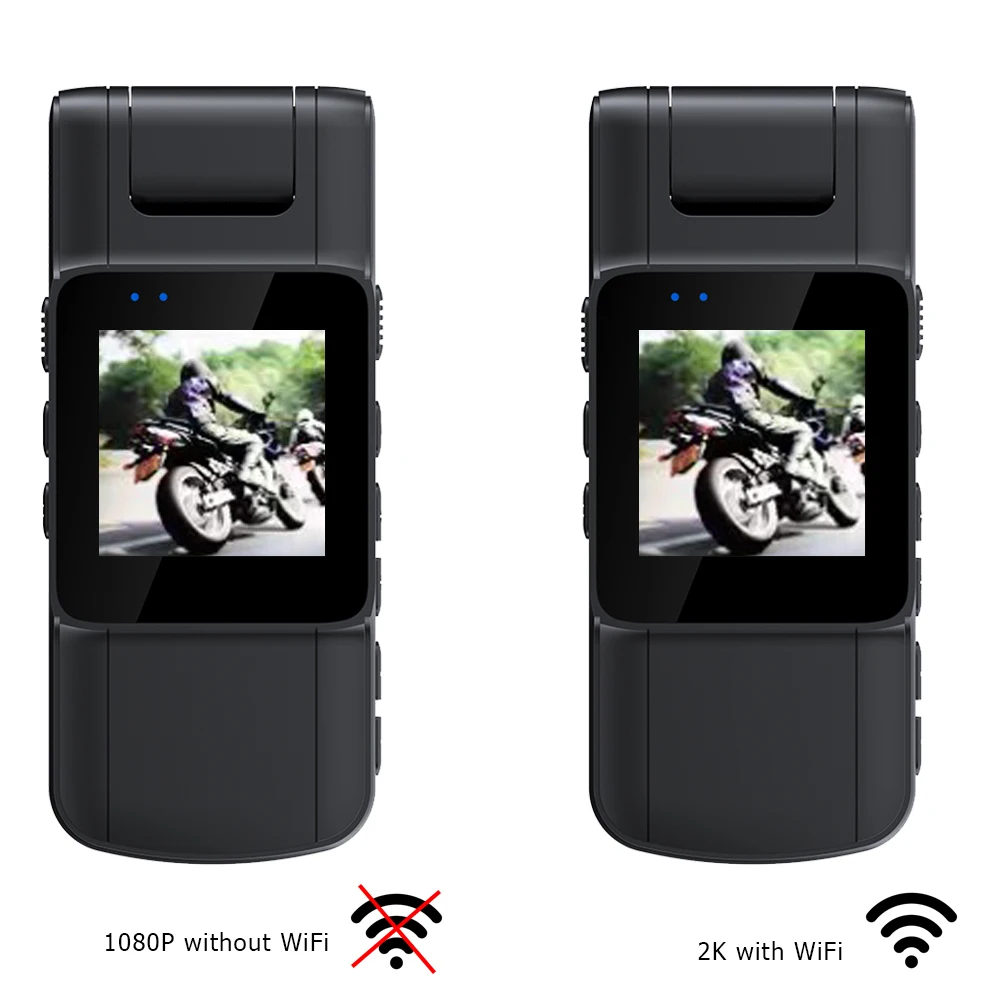 GS06 Mini Body Camera 1080P HD WiFi Sports Camera 180° Rotating Night Vision Digital Video Recorder 1000mAh Bodycam Police Cam
