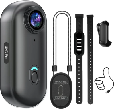 Magnetic POV 4K Ultra Mini Action Cam Wireless WiFi Wearable Camera YouTube Influencers Pocket Vlog Recorder HD  Travel Bodycam - Image 2