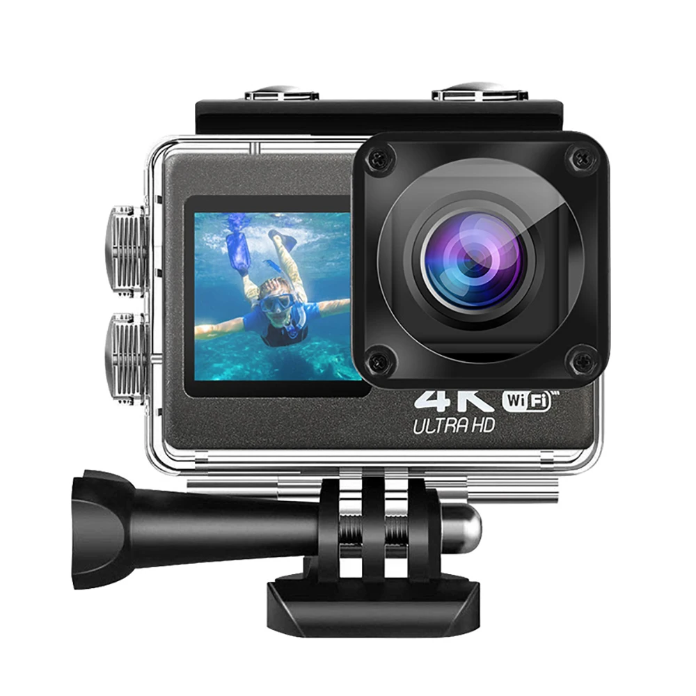 Action Camera 5K30FPS 4K60FPS 48MP 2.0 Touch LCD EIS Dual Screen Wi-Fi 170D DVR Webcam Waterproof 30M 5X Zoom Sports Camera Action Camera 5K30FPS 4K60FPS 48MP 2.0 Touch LCD EIS Dual Screen Wi-Fi 170D DVR Webcam Waterproof 30M 5X Zoom Sports Camera