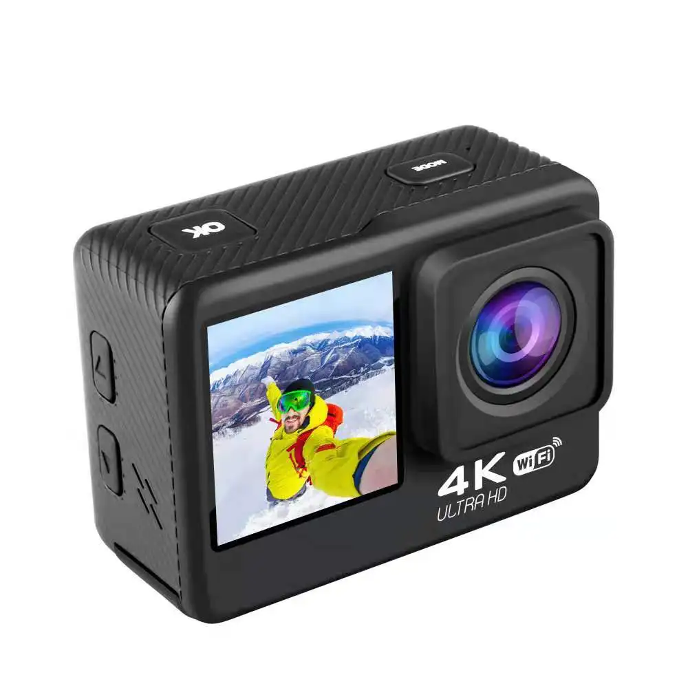 Action Camera 5K30FPS 4K60FPS 48MP 2.0 Touch LCD EIS Dual Screen Wi-Fi 170D DVR Webcam Waterproof 30M 5X Zoom Sports Camera Action Camera 5K30FPS 4K60FPS 48MP 2.0 Touch LCD EIS Dual Screen Wi-Fi 170D DVR Webcam Waterproof 30M 5X Zoom Sports Camera