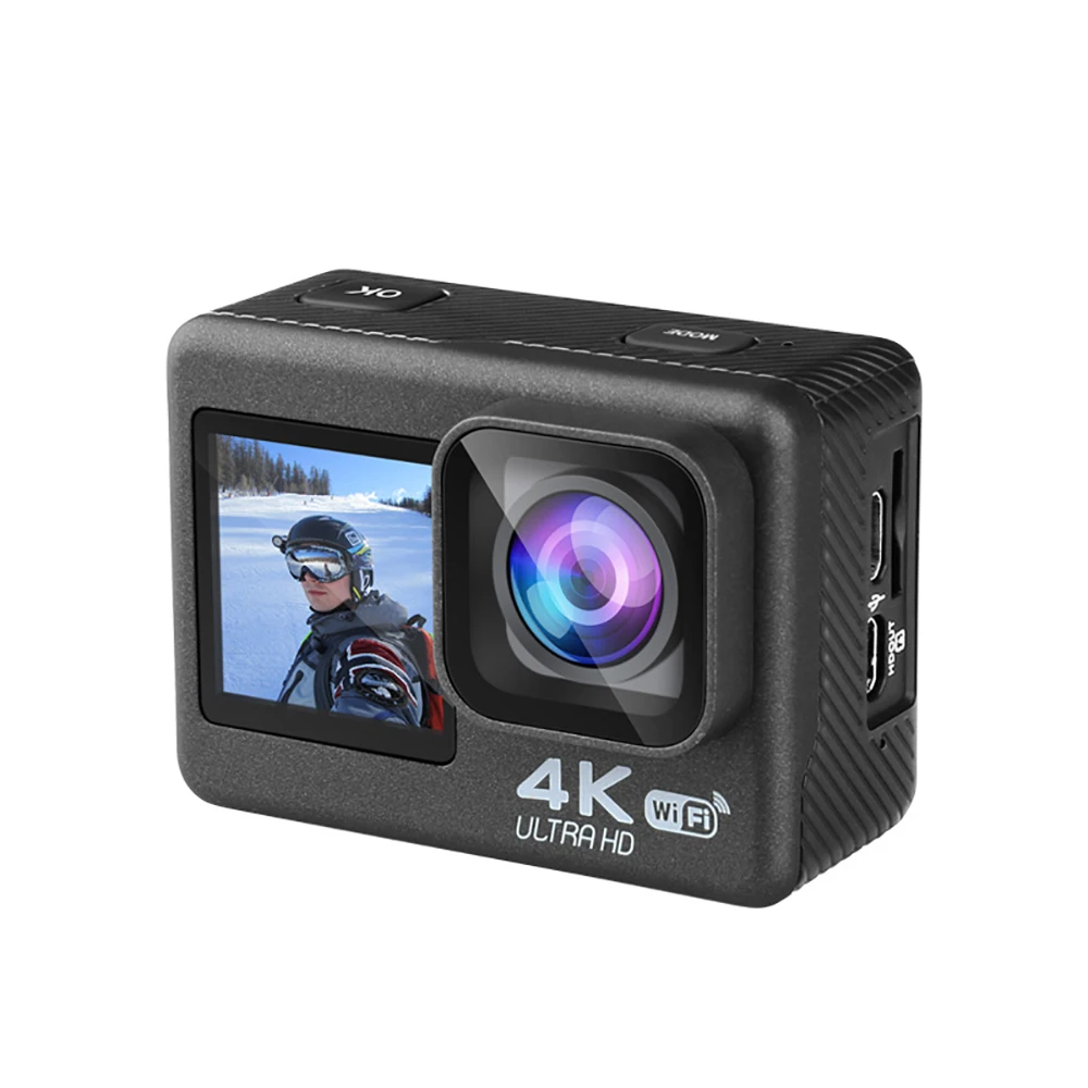 Action Camera 5K30FPS 4K60FPS 48MP 2.0 Touch LCD EIS Dual Screen Wi-Fi 170D DVR Webcam Waterproof 30M 5X Zoom Sports Camera Action Camera 5K30FPS 4K60FPS 48MP 2.0 Touch LCD EIS Dual Screen Wi-Fi 170D DVR Webcam Waterproof 30M 5X Zoom Sports Camera